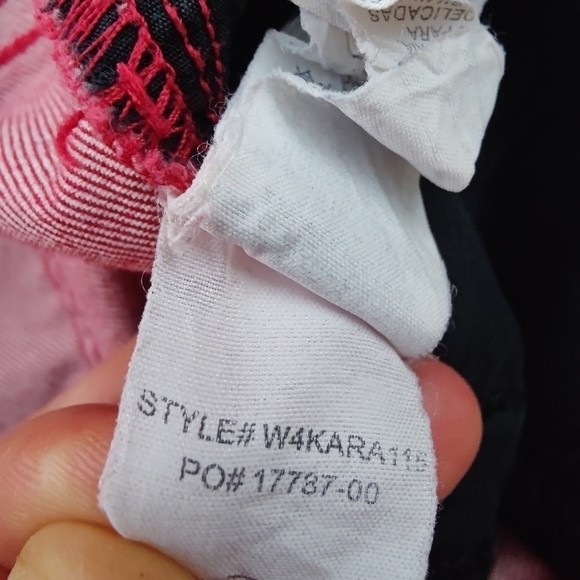 PrAna Kara Organic Cotton Jeans Straight Leg Faded Red Women's Pants Size 6 / 28 - Picture 6 of 14